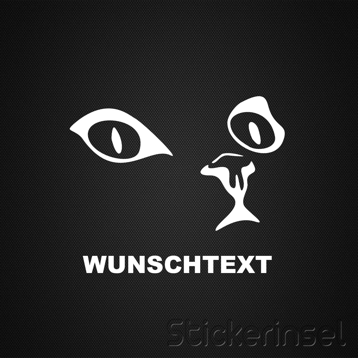 Stickerinsel_Autoaufkleber_Cat Face Stickerinsel_Autoaufkleber_Cat Face