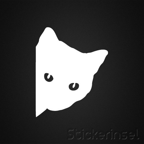 Stickerinsel_Autoaufkleber_Katzenkopf