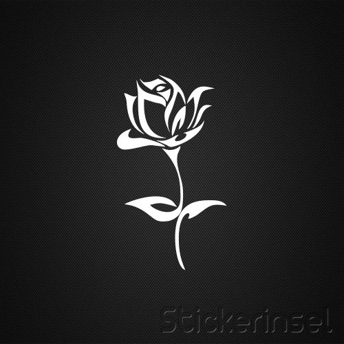 Stickerinsel_Autoaufkleber Rose