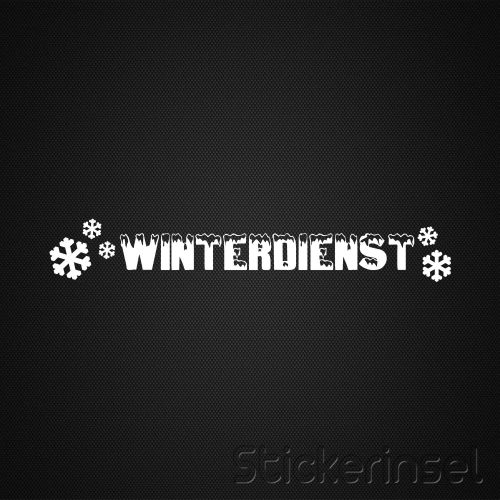 Stickerinsel_Autoaufkleber Winterdienst