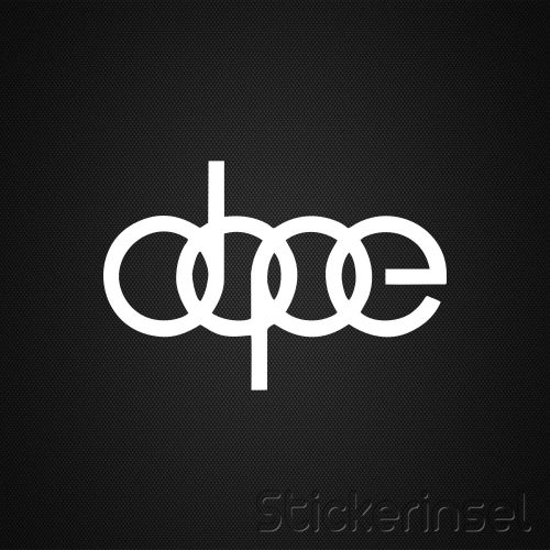 Stickerinsel_Autoaufkleber dope