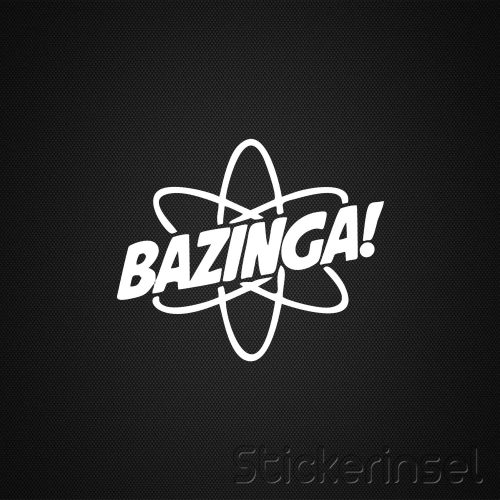Stickerinsel_Aufkleber Bazinga