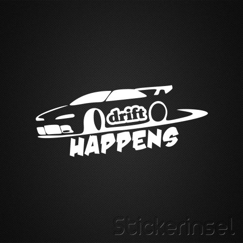 Stickerinsel_Aufkleber Drift happens