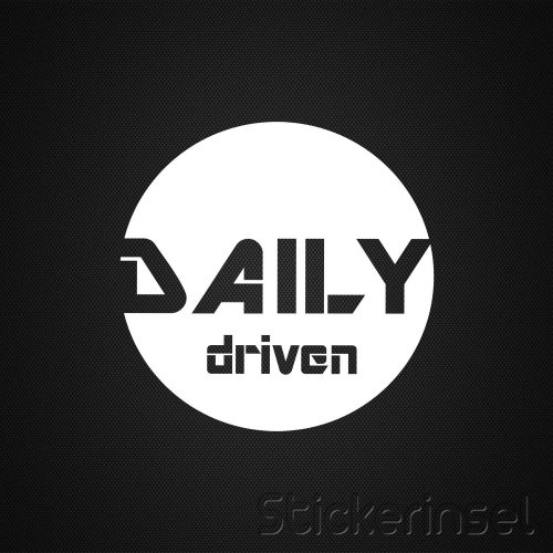 Stickerinsel_Autoaufkleber Daily driven