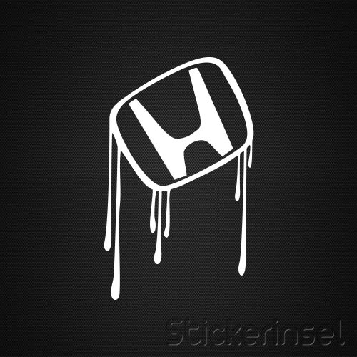 Stickerinsel_Autoaufkleber Honda logo Slime
