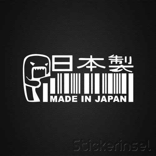 Stickerinsel_Autoaufkleber Domo Kun Made in Japan