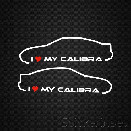 Stickerinsel_Autoaufkleber Silhouette Opel Calibra