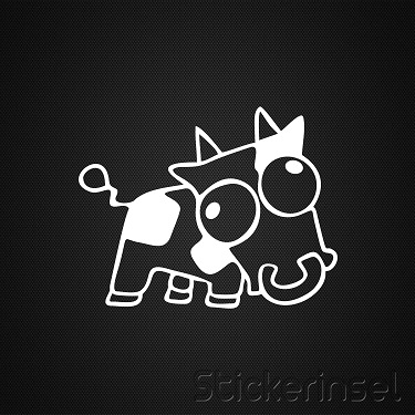 Stickerinsel_Autoaufkleber Drift Cow