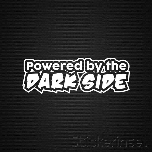 Stickerinsel_Autoaufkleber Powered by the Dark Side