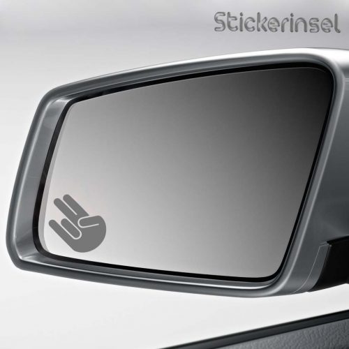 Stickerinsel Aufkleber Shocker Hand