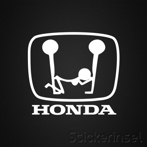 Stickerinsel_Aufkleber Honda Dreier