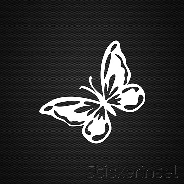 Stickerinsel_Autoaufkleber Schmetterling