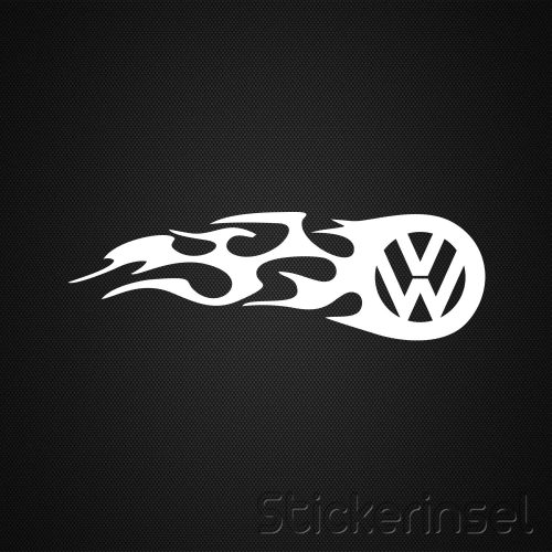 Stickerinsel_Autoaufkleber VW Flame