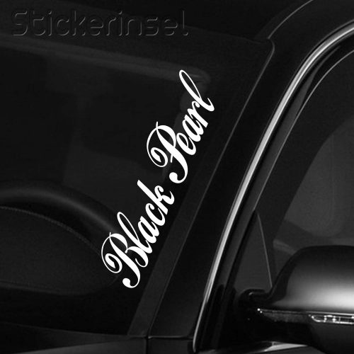 Stickerinsel Frontscheibenaufkleber Black Pearl