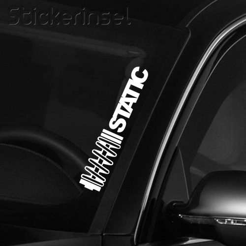 Stickerinsel Static Frontscheibenaufkleber