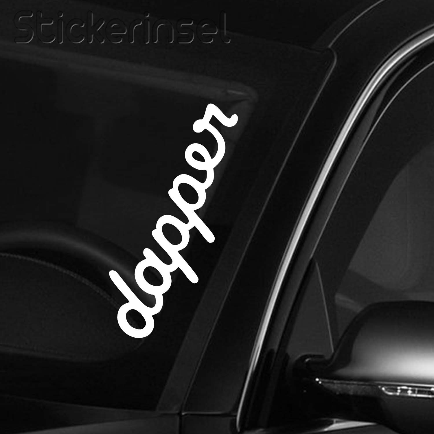 Stickerinsel dapper Frontscheibenaufkleber Stickerinsel dapper Frontscheibenaufkleber