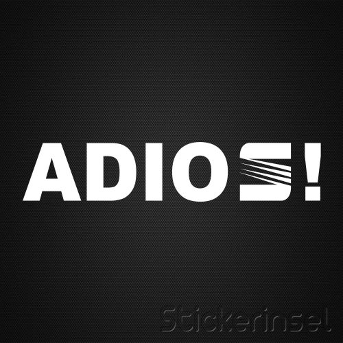 Stickerinsel_Autoaufkleber Seat Adios