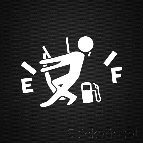Stickerinsel_Autoaufkleber Empty Fuel