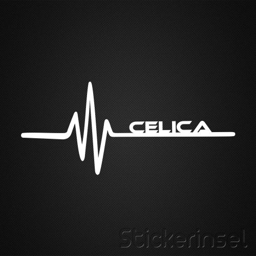 Stickerinsel_Autoaufkleber_Heartbeat Celica