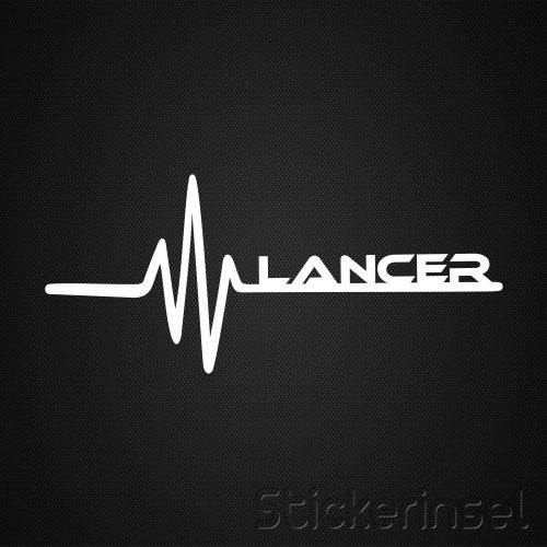 Stickerinsel_Autoaufkleber_Heartbeat Lancer