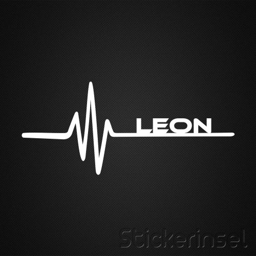 Stickerinsel_Autoaufkleber_Heartbeat Leon