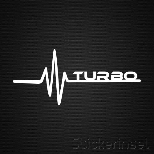 Stickerinsel_Autoaufkleber_Heartbeat Turbo