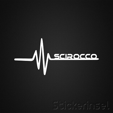 Stickerinsel_Autoaufkleber_Heartbeat_Scirocco