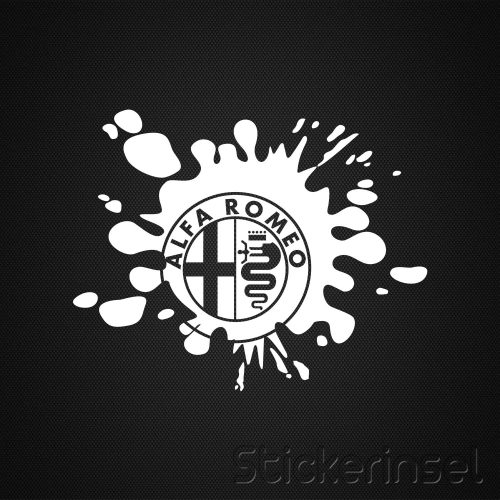 Stickerinsel_Autoaufkleber_Alfa Romeo Fleck