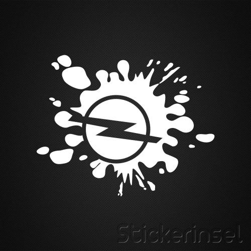 Stickerinsel_Autoaufkleber_Opel Fleck