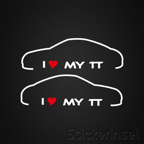 stickerinsel shiloeutte audi tt