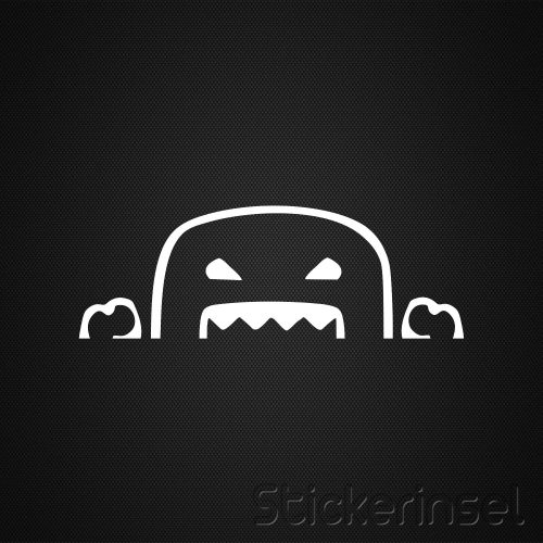 stickerinsel Domo Kun Angry Face