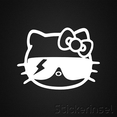 stickerinsel_hello kitty mit sonnenbrille