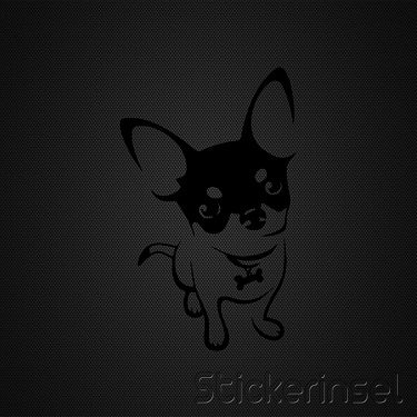Stickerinsel Chihuahua Face