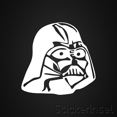 Stickerinsel Darth Vader Kopf