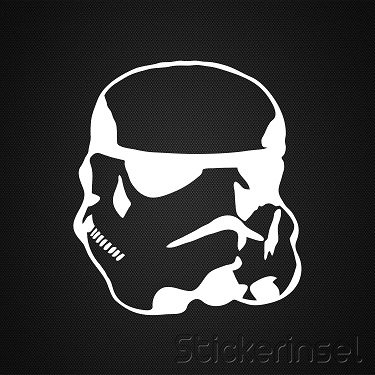 Stickerinsel Stormtrooper Kopf