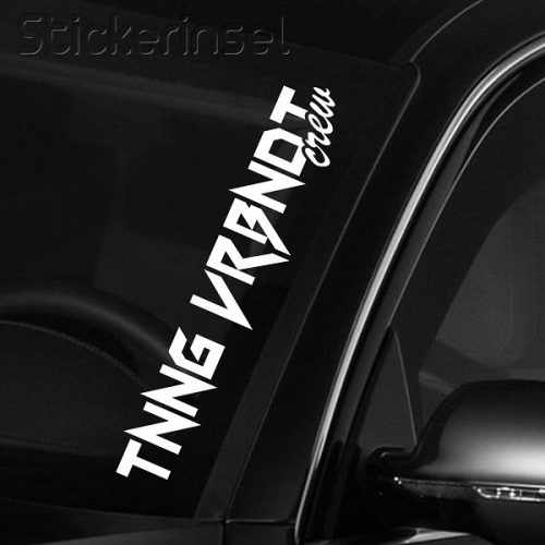 Tuning Verbindet Frontscheibenaufkleber2
